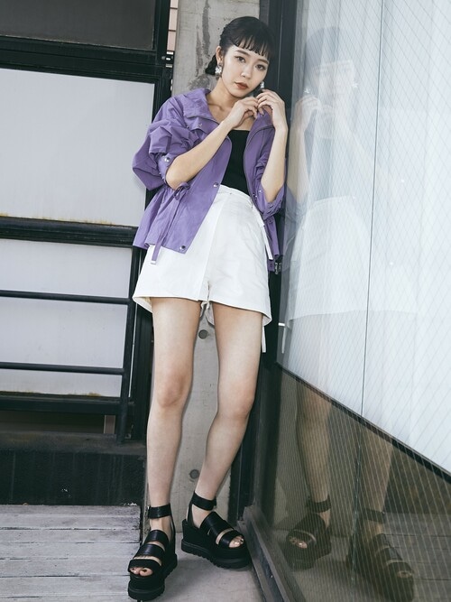 SLY（スライ）の「【LIMITED ITEM】CANVAS WEDGE SANDAL