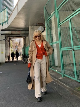 「足長効果」｜「アイテム（ジャケット/アウター）」を使った、SLY officialさん（レディース・156cm）の春コーディネート