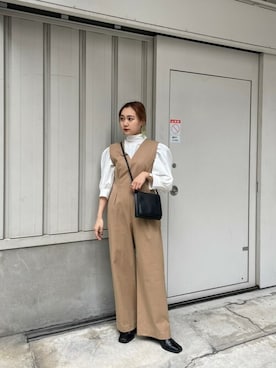 「SLY（スライ）のアイテム（イヤリング）」を使った、SLY officialさん（レディース・154cm）の春コーディネート