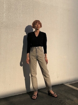 「ブリーチデニム」｜「アイテム（アクセサリー）」を使った、SLY officialさん（レディース・164cm）の夏コーディネート