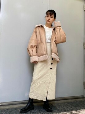 「Coming soon…」｜「アイテム（ブルゾン）」を使った、SLY officialさん（レディース・160cm）の秋コーディネート