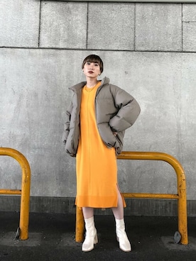 「THROW by SLY（スローバイスライ）のアイテム（アクセサリー）」を使った、SLY officialさん（レディース・164cm）の冬コーディネート