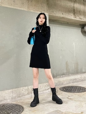 「Coming soon…」｜「アイテム（ブーツ）」を使った、SLY officialさん（レディース・160cm）の冬コーディネート