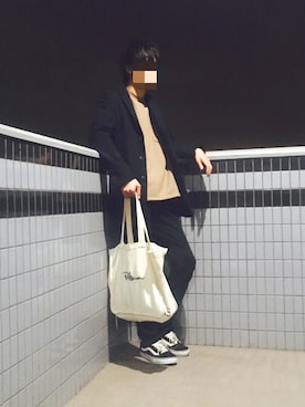 「a.v.v（アーヴェヴェ）のアイテム（ジャケット/アウター）」を使った、シンさん（メンズ・180cm）の冬コーディネート