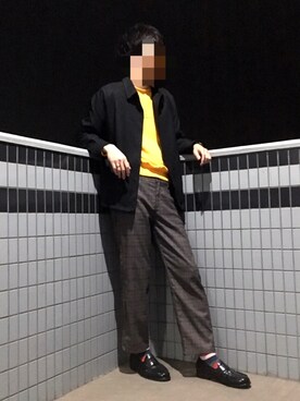 「RAGEBLUE（レイジブルー）のアイテム（その他アウター）」を使った、シンさん（メンズ・180cm）の冬コーディネート