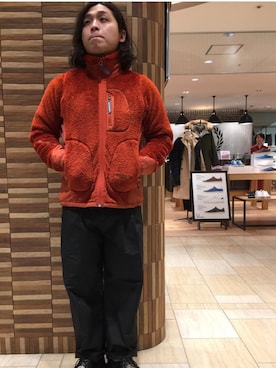 「and wander（アンドワンダー）のアイテム（ブルゾン）」を使った、伊藤さん（メンズ・165cm）の冬コーディネート
