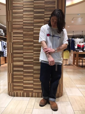 「QUIANA（キアナ）のアイテム」を使った、伊藤さん（メンズ・165cm）の春コーディネート