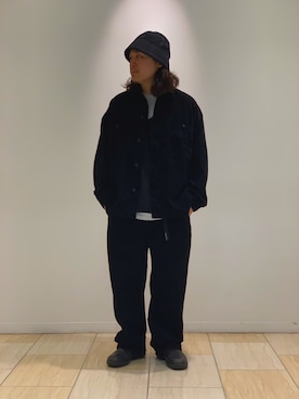 「MANASTASH（マナスタッシュ）のアイテム（ベスト）」を使った、伊藤さん（メンズ・165cm）の夏コーディネート