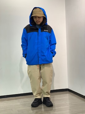 「WILD THINGS（ワイルドシングス）のアイテム（マウンテンパーカー）」を使った、伊藤さん（メンズ・165cm）の秋コーディネート