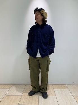 「MANASTASH（マナスタッシュ）のアイテム（ジャケット/アウター）」を使った、伊藤さん（メンズ・165cm）の秋コーディネート