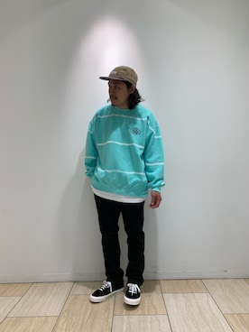 「COMMON EDUCATION（コモンエデュケーション）のアイテム」を使った、伊藤さん（メンズ・165cm）の秋コーディネート