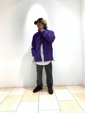 「MANASTASH（マナスタッシュ）のアイテム（ジャケット/アウター）」を使った、伊藤さん（メンズ・165cm）の秋コーディネート