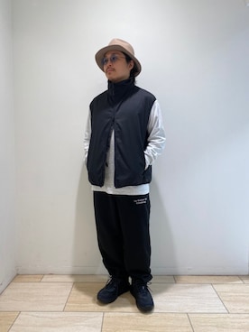 「ABU GARCIA（アブ・ガルシア）のアイテム（ジャケット/アウター）」を使った、伊藤さん（メンズ・165cm）の冬コーディネート