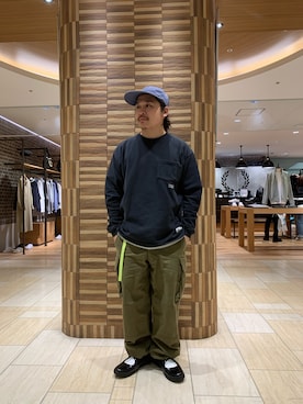 「ポケットT」｜伊藤さん（メンズ・165cm）の春コーディネート