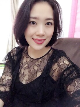 「アイテム（口紅/リップティント/グロス）」を使った、athena*何静さん（レディース・163cm・20代）の夏コーディネート
