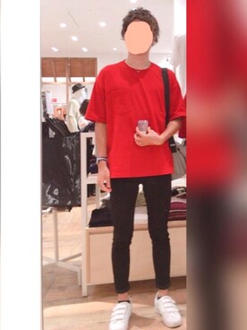 「HusHusH（ハッシュアッシュ）のアイテム」を使った、成宮  雷斗さん（メンズ・180cm）の秋コーディネート