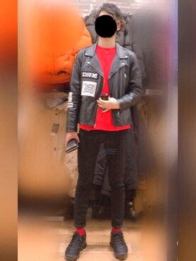 成宮  雷斗さん（メンズ・180cm）の冬コーディネート