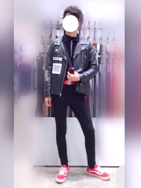 成宮  雷斗さん（メンズ・180cm）の冬コーディネート