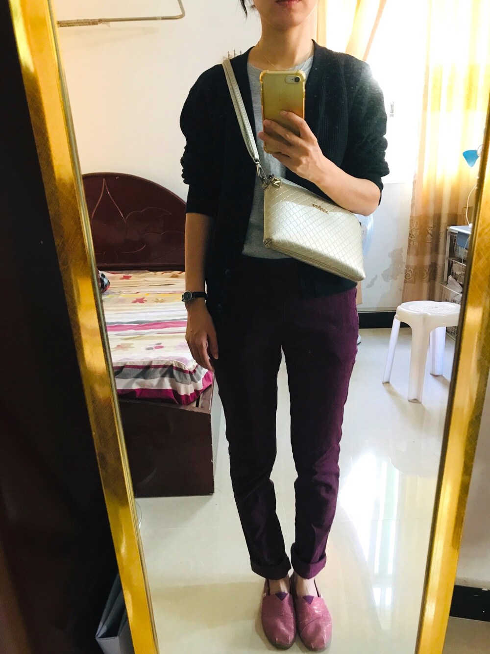 「UNIQLOのアイテム（アンサンブル、ブラック系）」を使った、mannamannaさん（レディース・153cm）の秋コーディネートの1枚目の写真