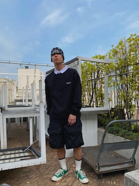 塩田裕典さん(メンズ・173cm)の春コーディネート