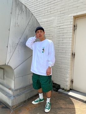 塩田裕典さん(メンズ・173cm)の春コーディネート