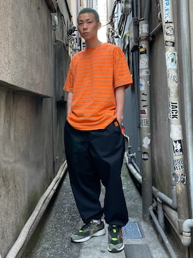 塩田裕典さん（メンズ・173cm）の春コーディネート