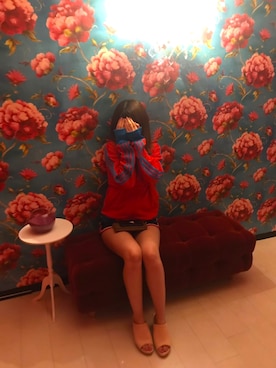 「アイテム（ルームウェア/パジャマ）」を使った、みさきさん（レディース・161cm）の春コーディネート
