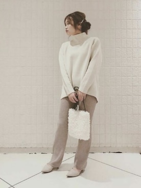 Rionaさん（レディース・154cm）の秋コーディネート