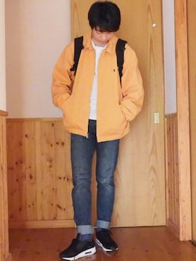 「スイングトップ」｜「Levi's（リーバイス）のアイテム」を使った、Seimmyさん（メンズ・174cm）の春コーディネート