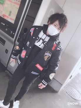 「2018マイベストコーデ」｜「アイテム（ナイロンジャケット）」を使った、シータロスさん（メンズ・170cm）の冬コーディネート
