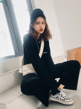 「A-COLD-WALL*(アコールドウォール)のアイテム(バッグ)」を使った、睡一觉说不定会有灵感さん(レディース・168cm)の秋コーディネート