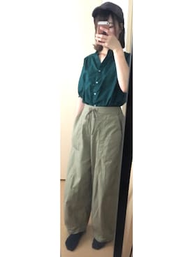 ひーーさん（レディース・157cm）の夏コーディネート