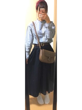 ひーーさん（レディース・157cm）の秋コーディネート