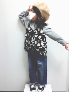 「アイテム（アンサンブル）」を使った、hiiiiさん（キッズ・100cm）の冬コーディネート