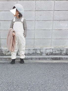 「5歳」｜「アイテム（その他トップス）」を使った、hiiiiさん（キッズ・100cm）の秋コーディネート
