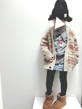 hiiiiさん(キッズ・110cm)の冬コーディネート
