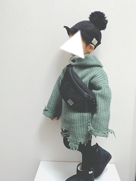 hiiiiさん(キッズ・90cm)の冬コーディネート