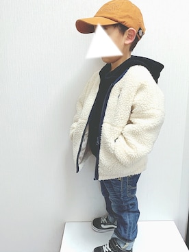 hiiiiさん（キッズ・90cm）の冬コーディネート