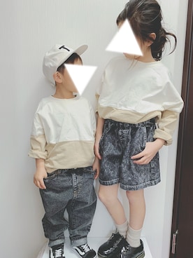 hiiiiさん（キッズ・110cm）の春コーディネート