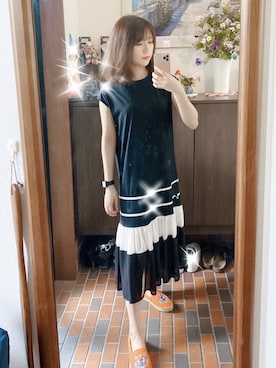 「ピスタチオ」｜「アイテム（シャツワンピース）」を使った、こはる🧸さん（レディース・161cm）の春コーディネート