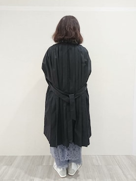 「PUAL CE CIN（ピュアルセシン）のアイテム（その他アウター）」を使った、yoppy129さん（レディース・155cm）の春コーディネート