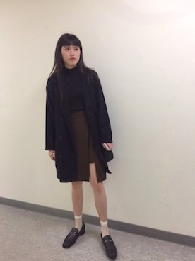 「AAのアイテム」を使った、Nさん（レディース・165cm）の冬コーディネート