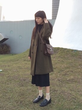 「AAのアイテム」を使った、Nさん（レディース・165cm）の冬コーディネート