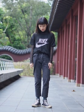 「AAのアイテム」を使った、Nさん（レディース・165cm）の春コーディネート