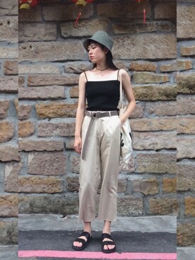 「cece.t（セセティー）のアイテム」を使った、Nさん（レディース・165cm）の夏コーディネート