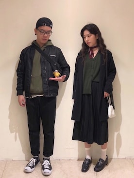 「AAのアイテム」を使った、Nさん（レディース・165cm）の冬コーディネート