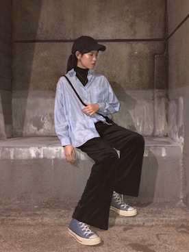 「converse 1970」｜Nさん（レディース・165cm）の冬コーディネート