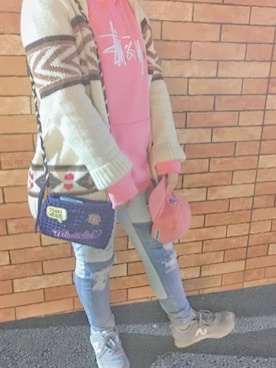 「NATURAL BEAUTY BASIC（ナチュラルビューティーベーシック）のアイテム（ブルゾン）」を使った、bさん（レディース・160cm）の春コーディネート