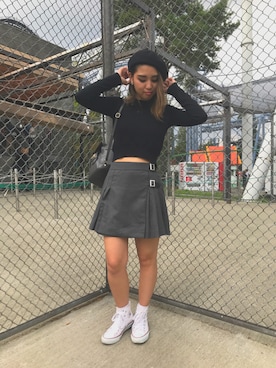 小川春香さん（レディース・153cm）の秋コーディネート