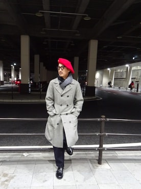 「アイテム（トレンチコート）」を使った、tatさん（メンズ・173cm・40代）の秋コーディネート